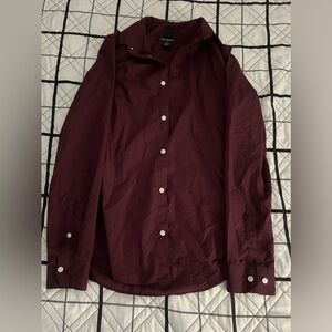 H & M Maroon Button Up
